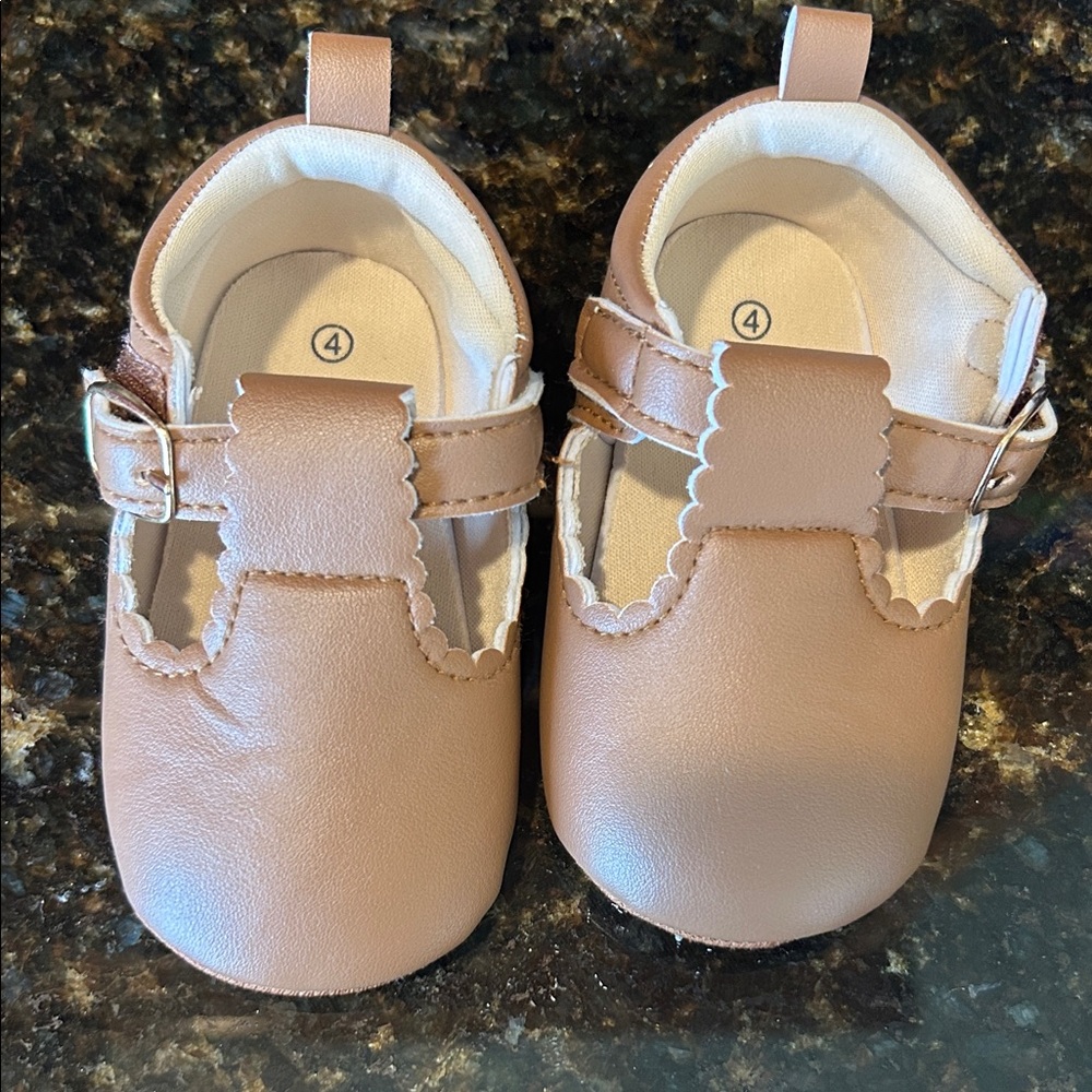 Lucky Brand Tan Baby Walker Shoes